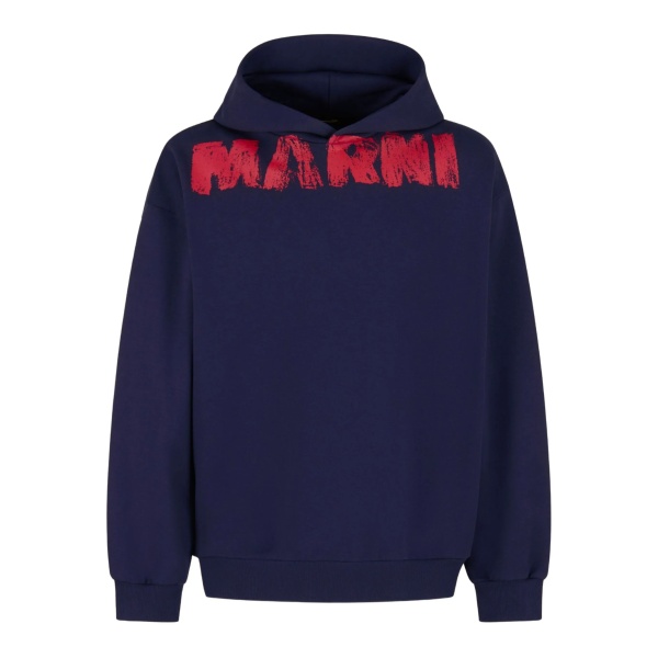 logo-print hoodie