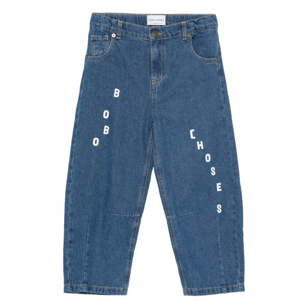 logo-print jeans