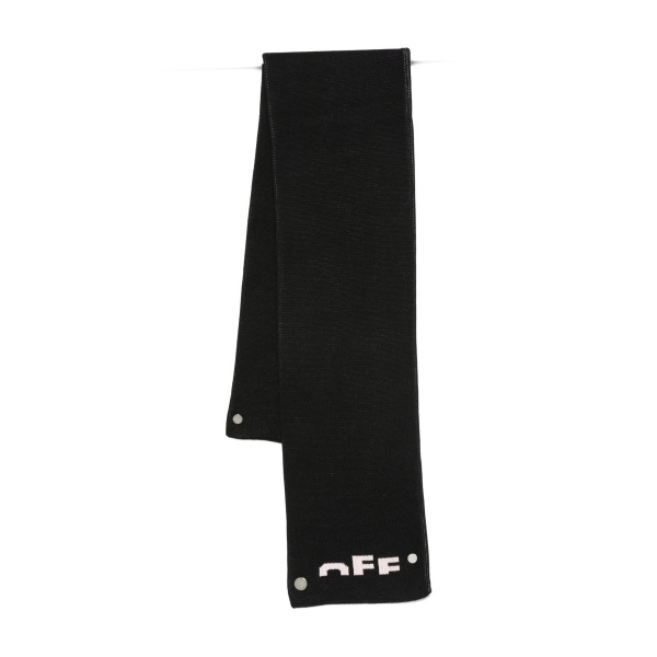 logo-print scarf