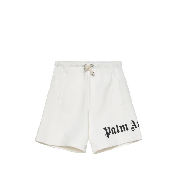 logo-print shorts