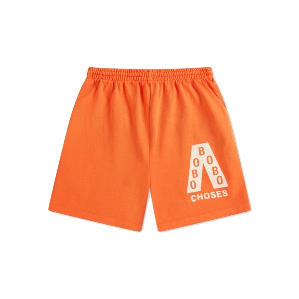logo-print shorts
