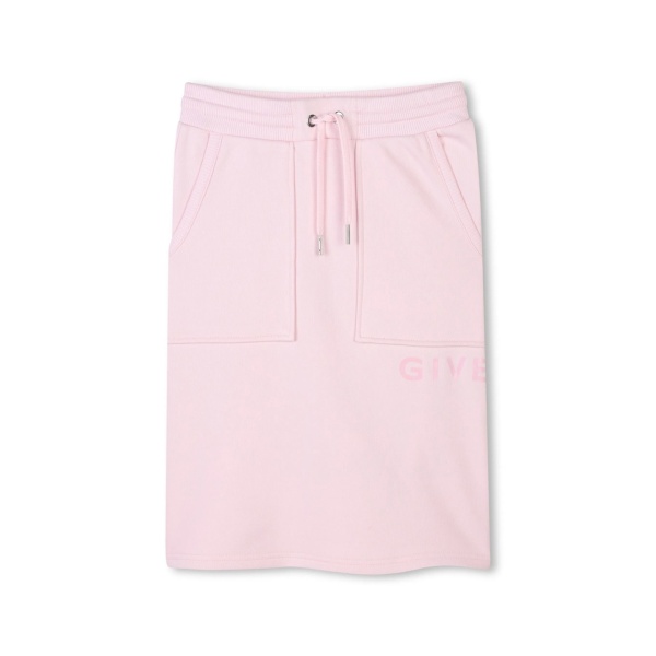 logo-print skirt