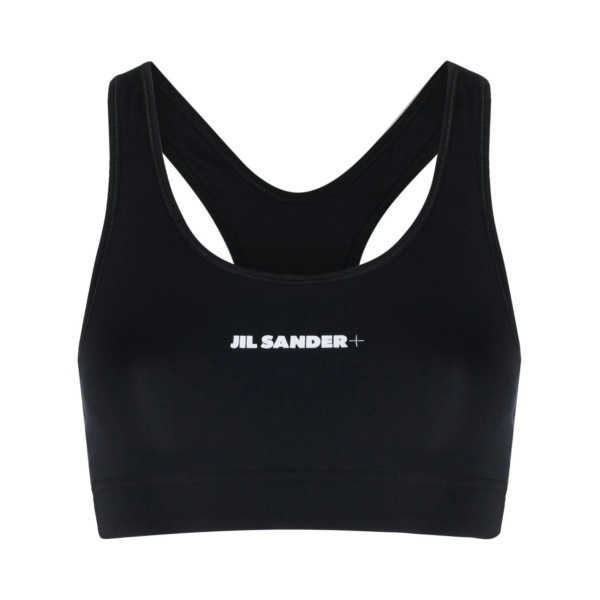 logo-print sports bra