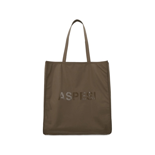 logo-print tote bag