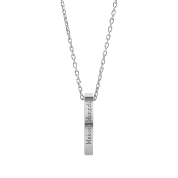 logo ring precious metals necklace