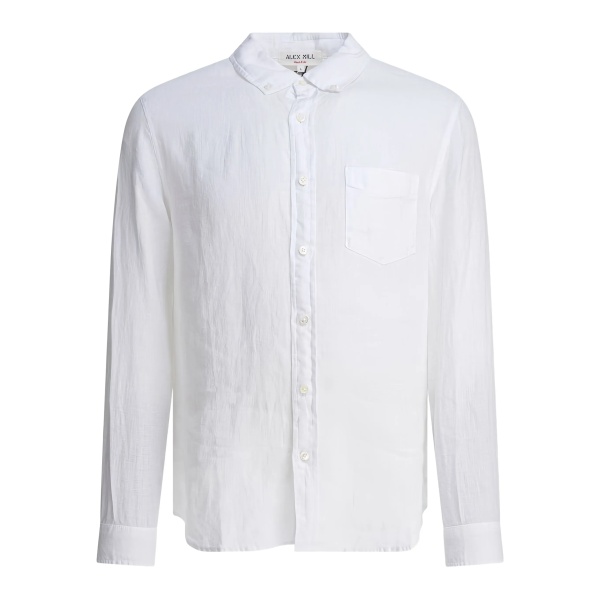long-sleeve linen shirt
