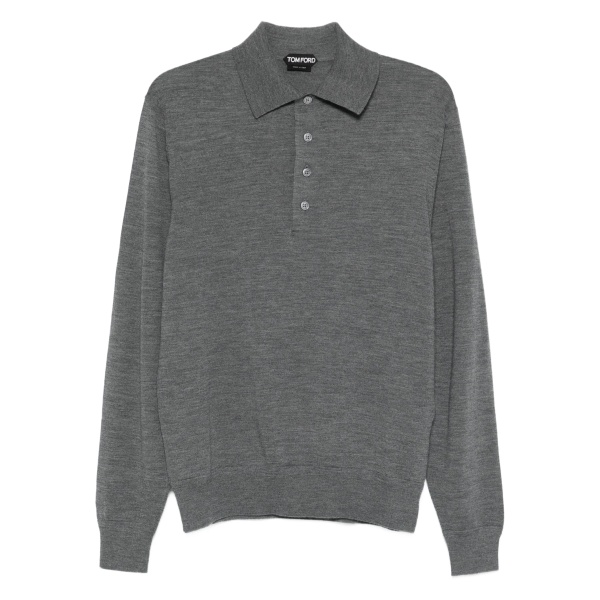 long-sleeve polo shirt