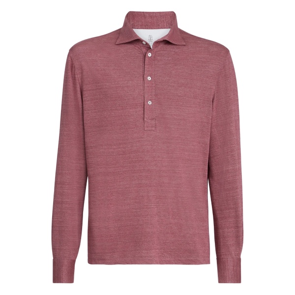 long-sleeved polo shirt