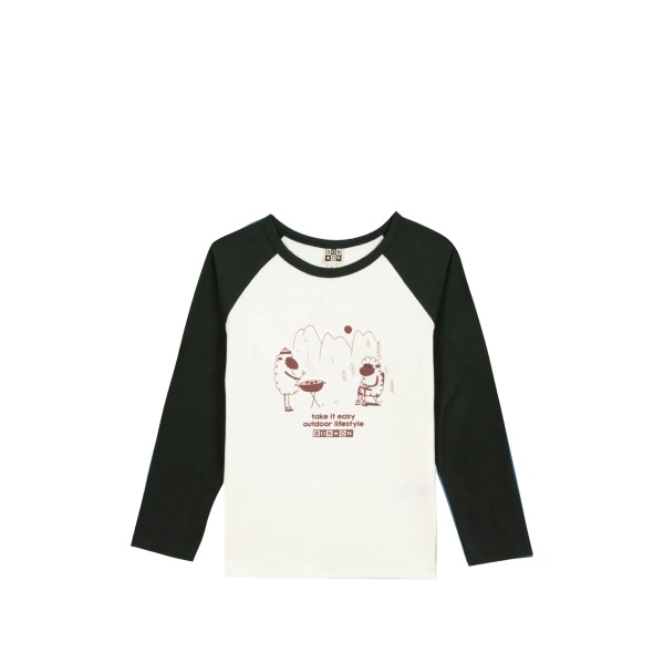 long-sleeves graphic T-shirt
