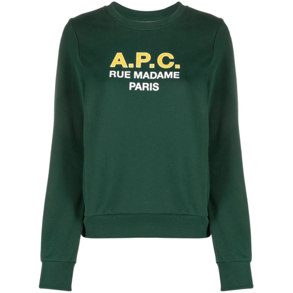 Madame logo-print cotton sweatshirt
