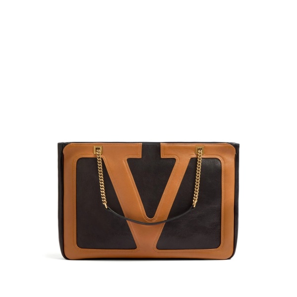 medium Viva Superstar leather tote bag
