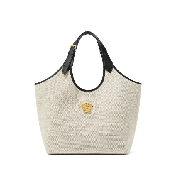 Medusa-emblem tote bag