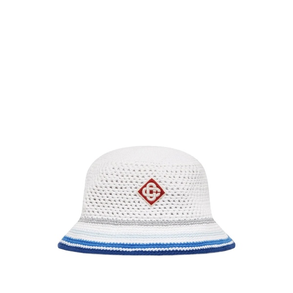 Mesh Stripe crochet hat