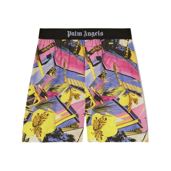 Miami floral-print deck shorts