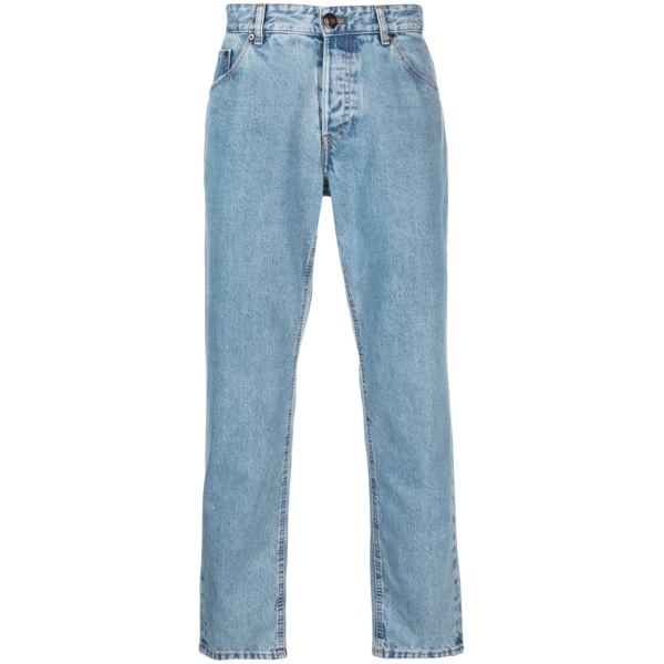 mid-rise cropped jeans