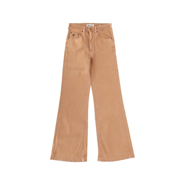 mid-rise palazzo jeans