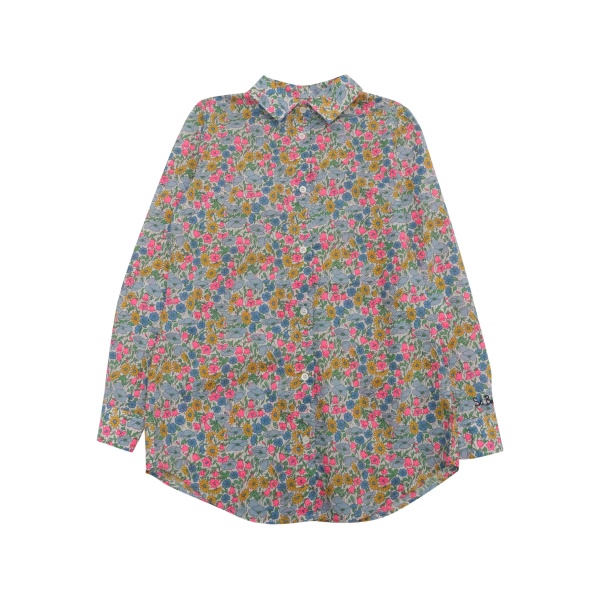 Mini Brigitte floral embroidered shirt