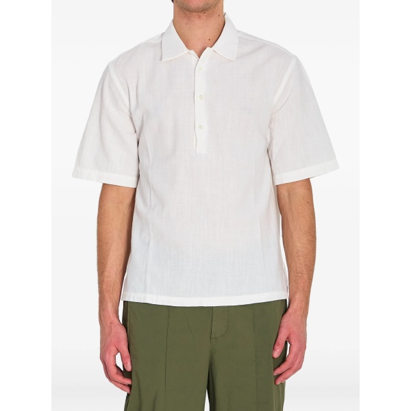 Mola Lanchin crinkled short-sleeved shirt
