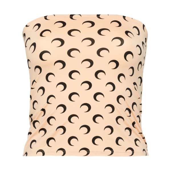 Moon printed tube top