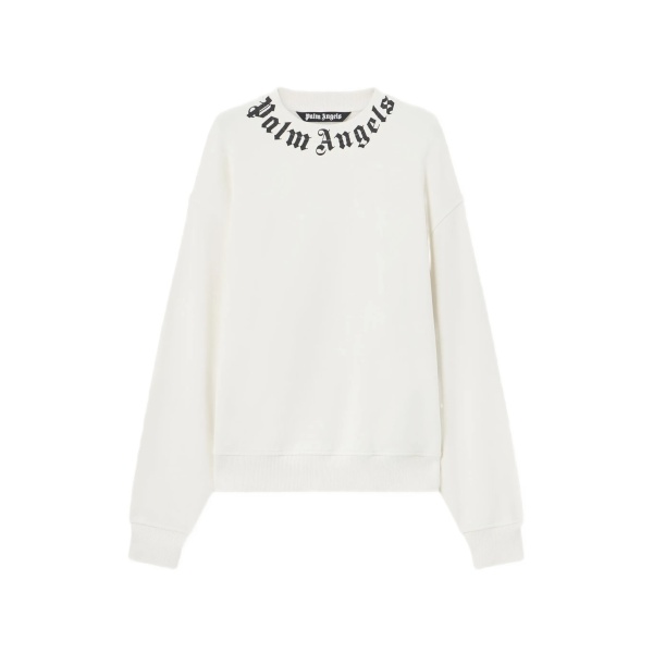 neck-logo sweatshirt
