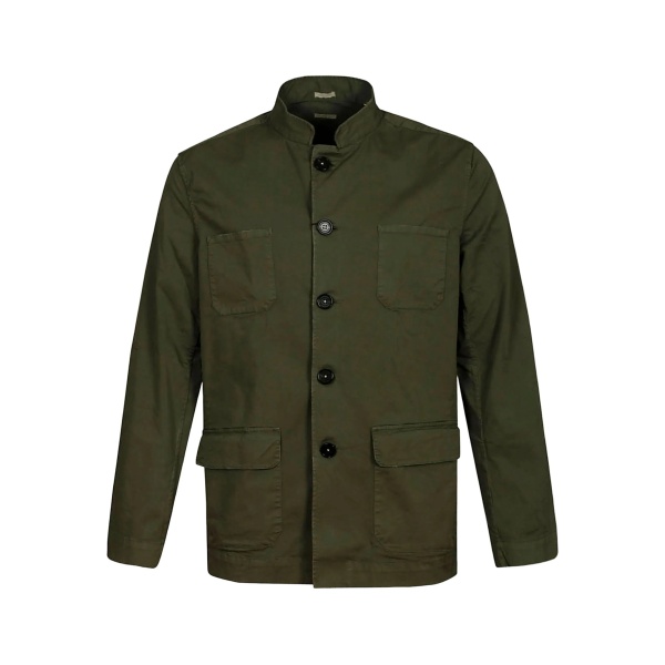 Nehru-collar jacket