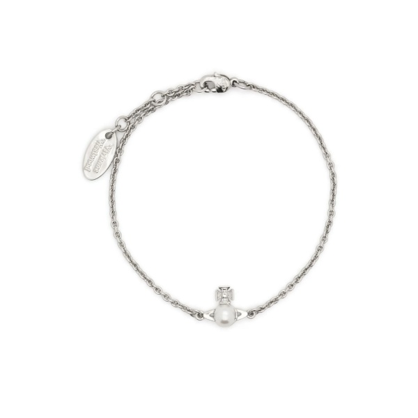Orb-plaque detail bracelet