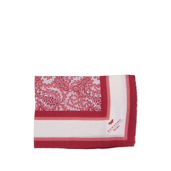 paisley-print scarf