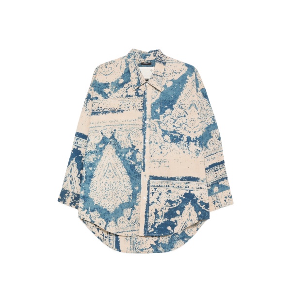 paisley-print shirt
