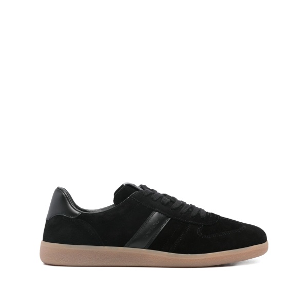 panelled suede sneakers
