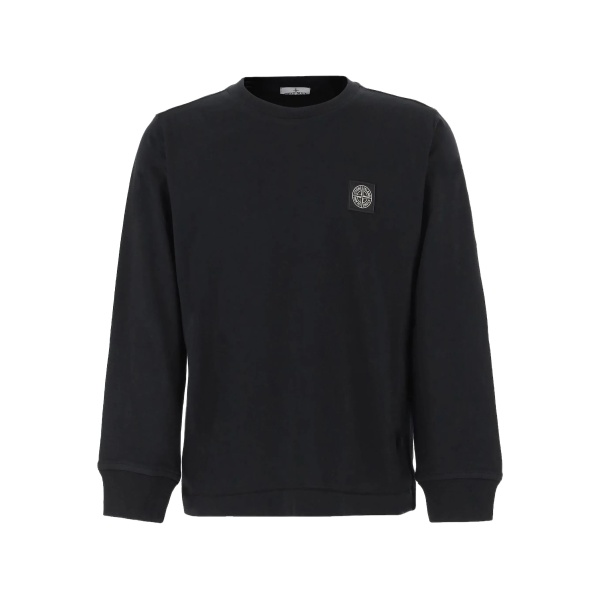 patch long-sleeve sweatshirt