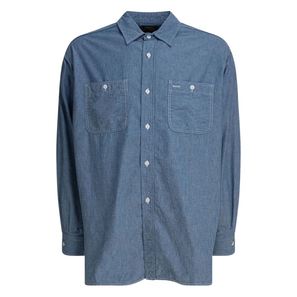 patch-pocket cotton shirt