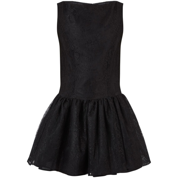 peplum-hem mini dress