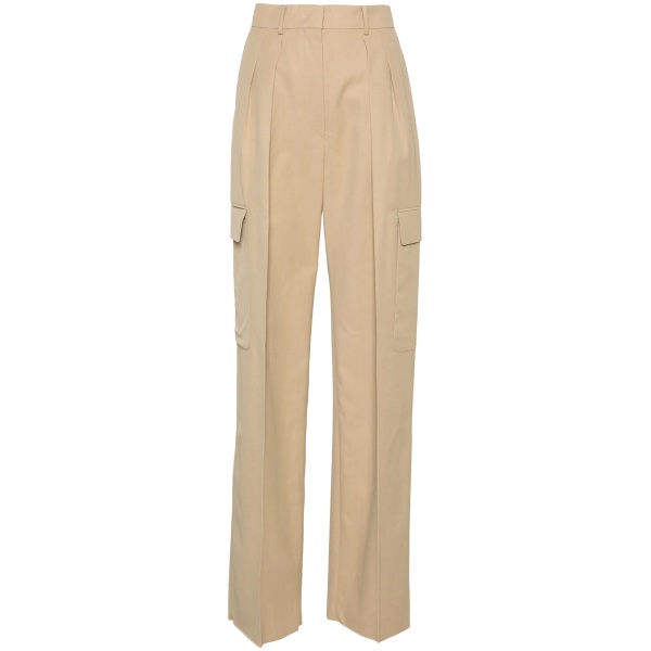 pleat-detail trousers