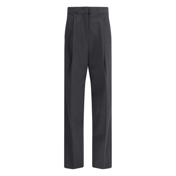 pleated front trousers