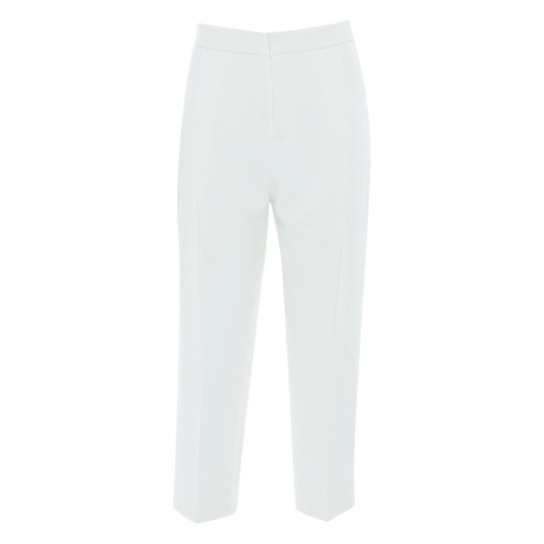 pleated tailored trousers