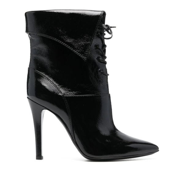 pointed-toe 110mm lace boots