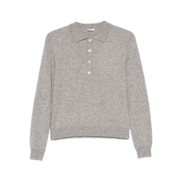 polo-collar sweater