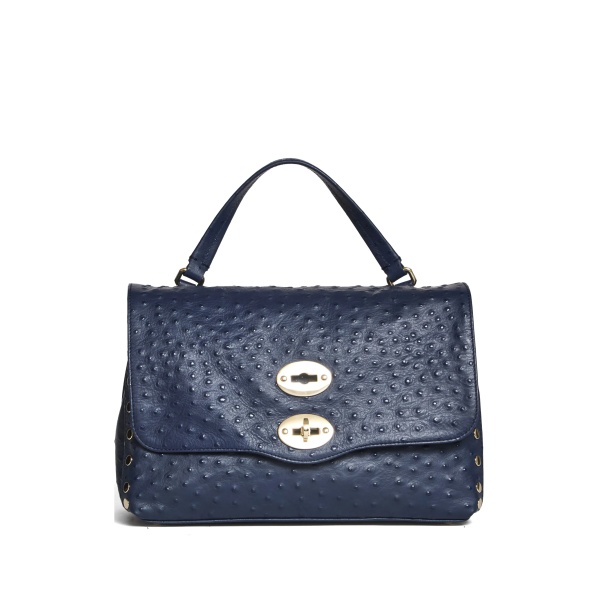 Postina studded leather satchel