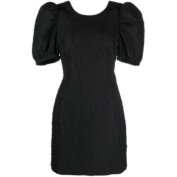 puff-sleeve minidress
