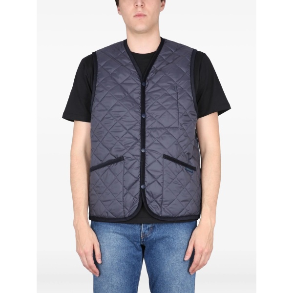 quilted-pattern waistcoat