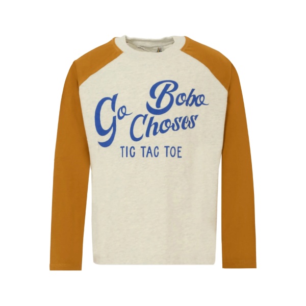 raglan-sleeve graphic-print T-shirt