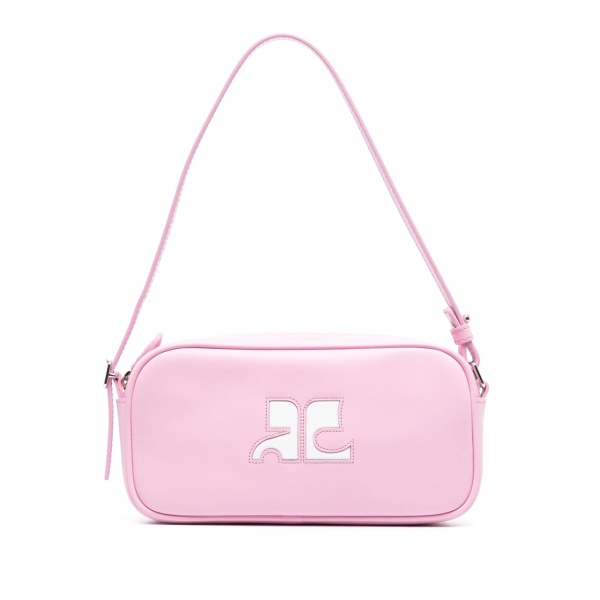 Reedition leather shoulder bag