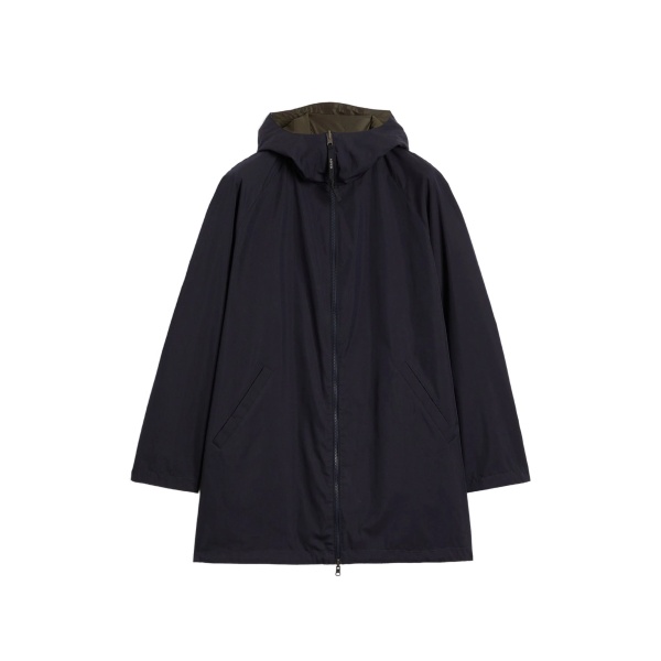 reversible hooded jacket