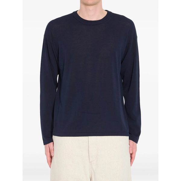 ribbed crewneck sweater