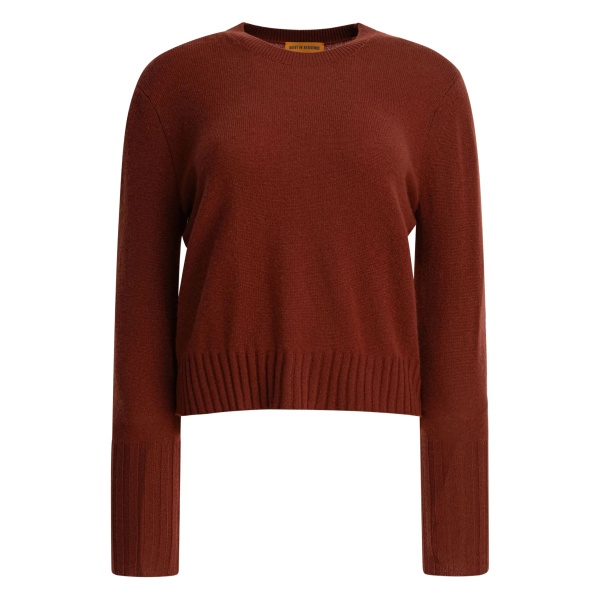 ribbed-cuff sweater