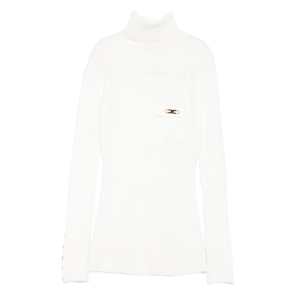 ribbed roll-neck sweater