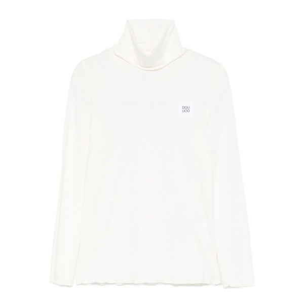 ribbed turtleneck top