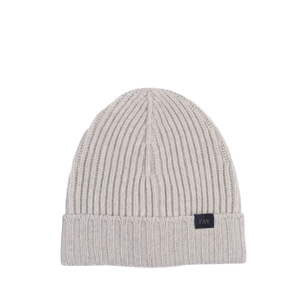 ribbed wool beanie