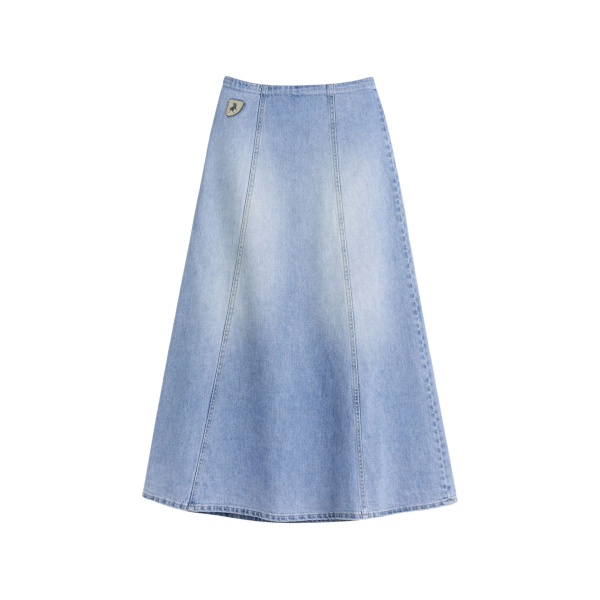 Rohan bleached-finish patch skirt