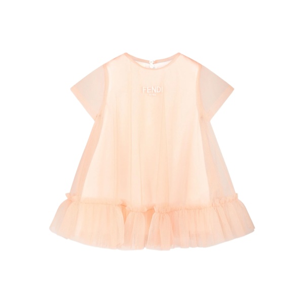 ruffle-detail dress